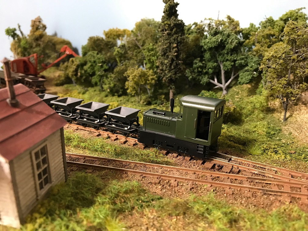  A new plymouth Diesel on Robert Mountenays Layout  